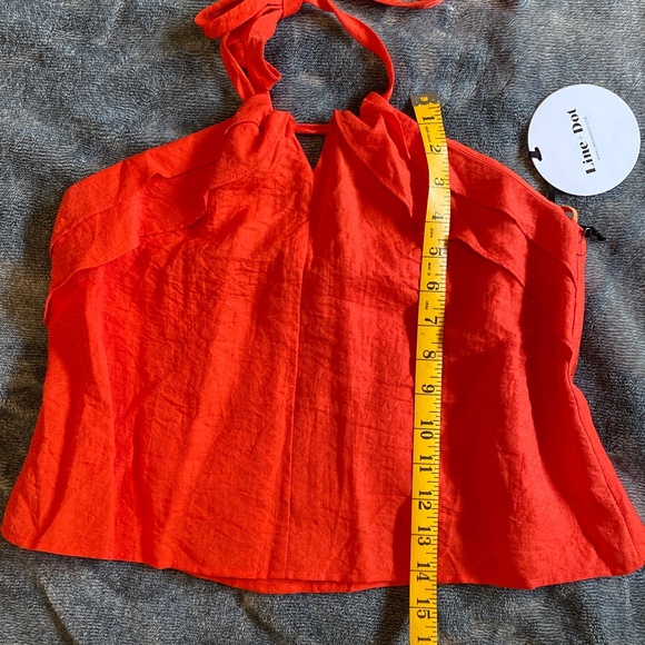 NWT Line & Dot halter top - Picture 2 of 4